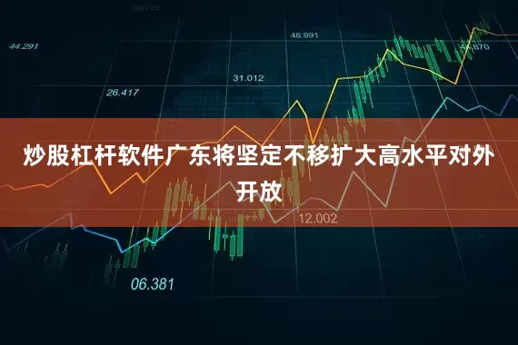炒股杠杆软件广东将坚定不移扩大高水平对外开放